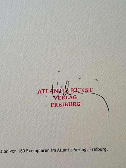 Alberto Gia Cometti - Large Lithograph