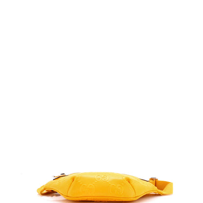 Gucci Belt Bag Gg Embossed Perforated Leather Small