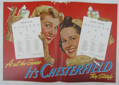 1941 Penn State Nittany Lions Vs. Syracuse College Football Program 137541