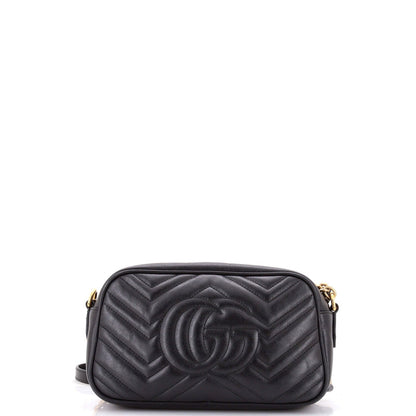 Gucci Gg Marmont Shoulder Bag Matelasse Leather Small