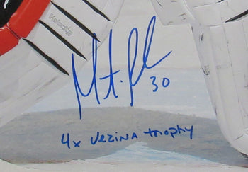 Martin Brodeur Hof Signed/Inscribed 11X14 Photo