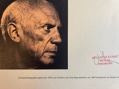 Pablo Picasso - Lithograph Signed Coa - Hand Numbered
