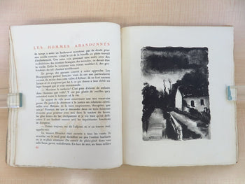 Rare 1927 'Les Hommes Abandonnes' With Vlaminck Etchings & Lithographs