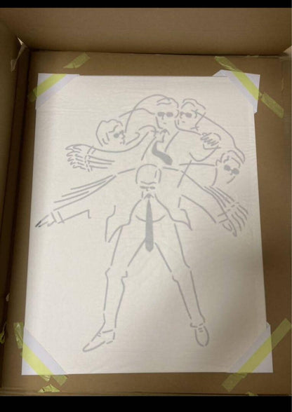 Yu Nagaba - Agent  Ed50 Original Silkscreen