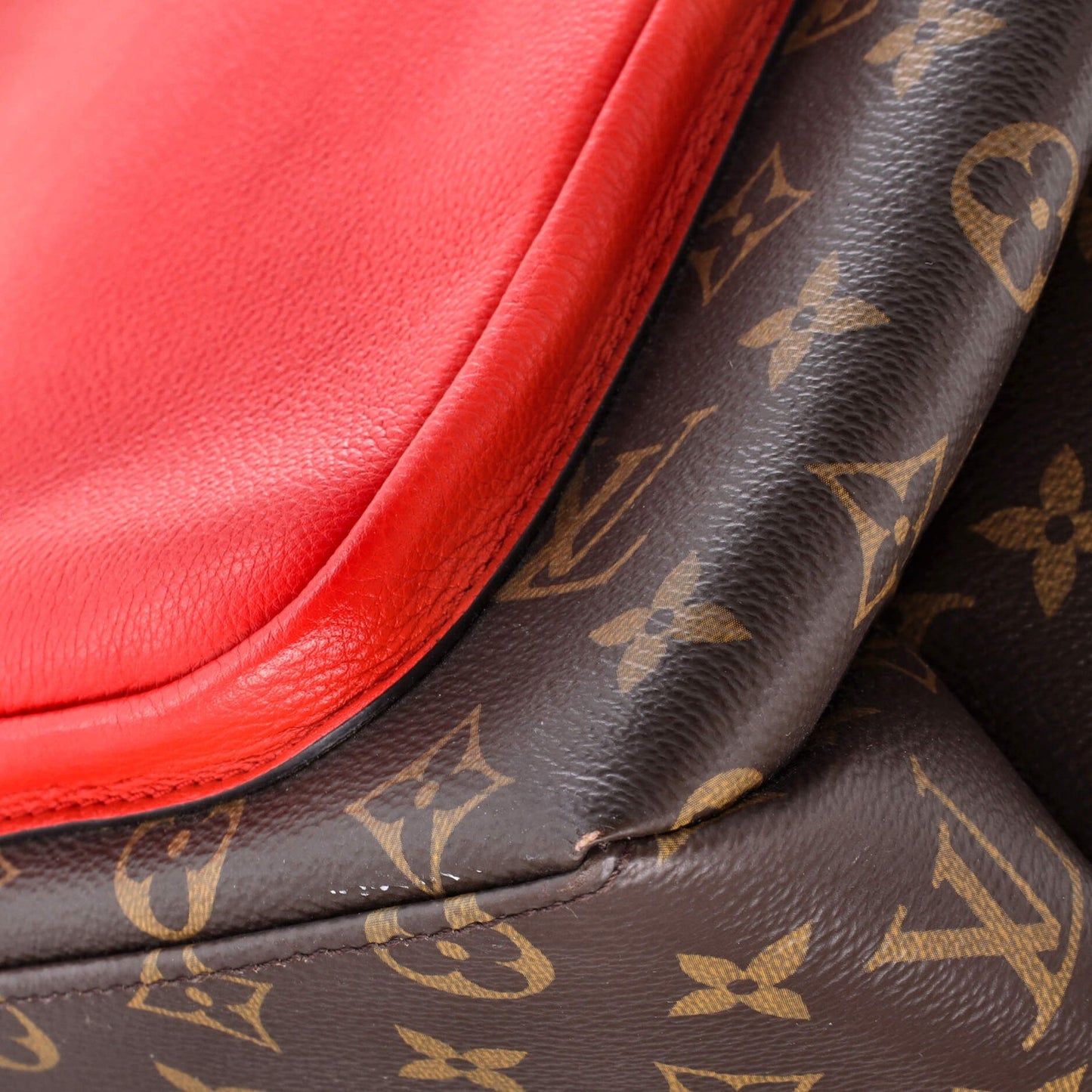 Louis Vuitton Marignan Handbag Monogram Canvas With Leather