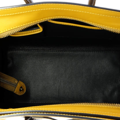 Celine Bicolor Luggage Bag Leather Micro