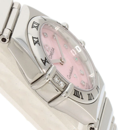 Omega Constellation Mini My Choice 4P 12P Diamond Watches 1566.66 Stainless ...