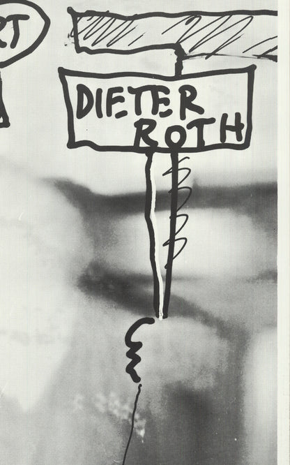 Dieter Roth Graphics And Books " Offset Lithograph Contemporary Blac
