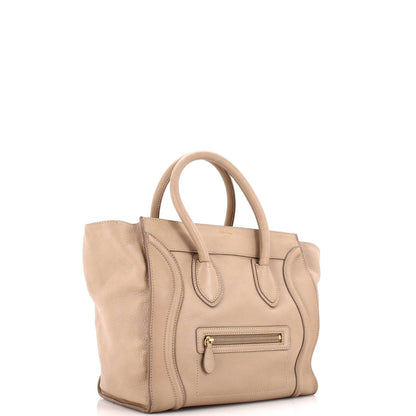Celine Luggage Bag Grainy Leather Mini