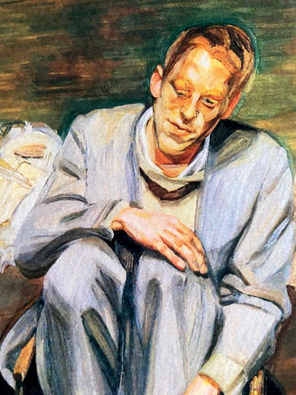 Lucian Freud, Hand-Signed Limited Lithograph Coa Numbered