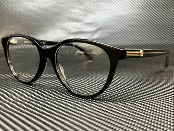 Gucci Gg0379O 001 Black Round 52 Mm Women'S