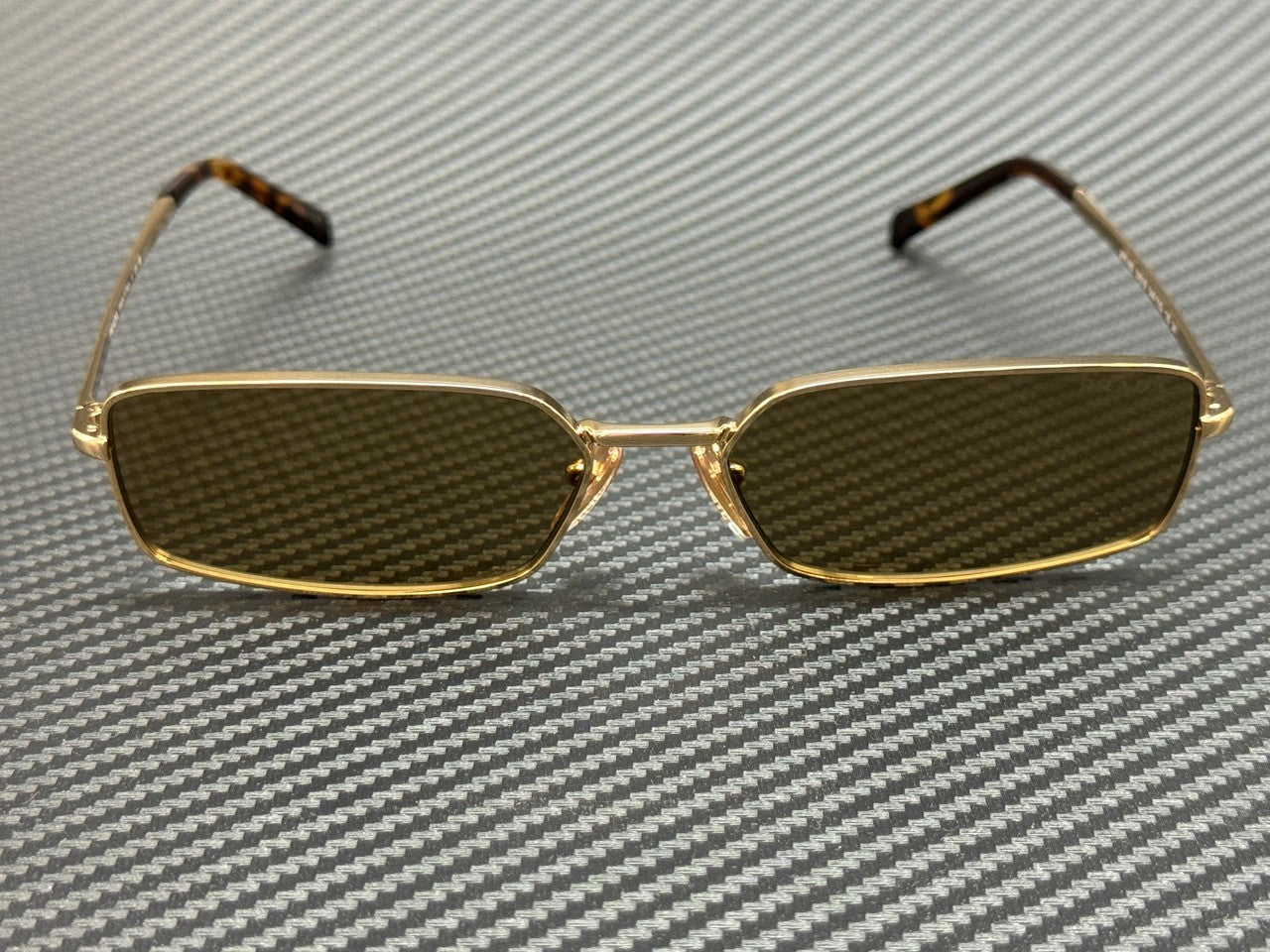 PRADA PR A60S 5AK70G Gold Green Olive Women's 59 mm Sunglasses