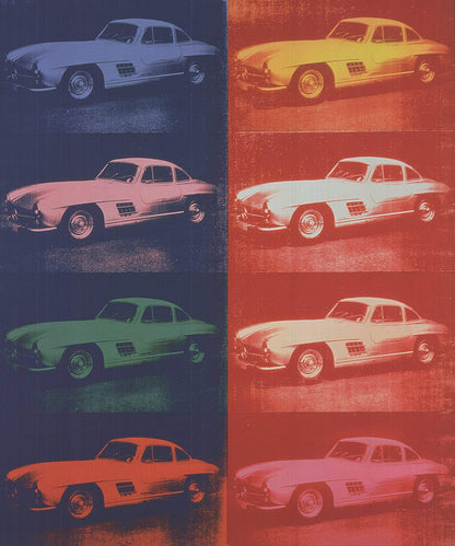 Andy Warhol Mercedes-Benz 300 Sl Coupe " Offset Lithograph Pop A