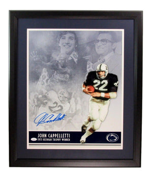197310 John Cappelletti Autographed/ Signed 16x20 Photo Penn State Framed JSA