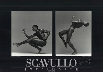 Francesco Scavullo Sterling Saint Jacques Signed