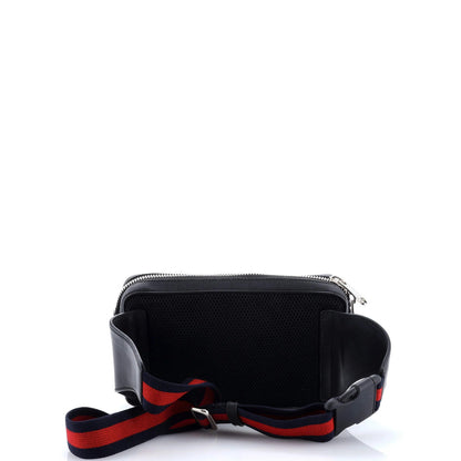 Gucci Soft Zip Belt Bag Gg Coated Canvas Small
