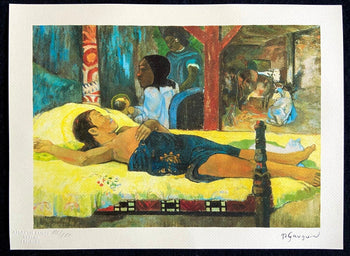 Paul Gauguin Lithograph Coa Signed Numbered By Hand 180