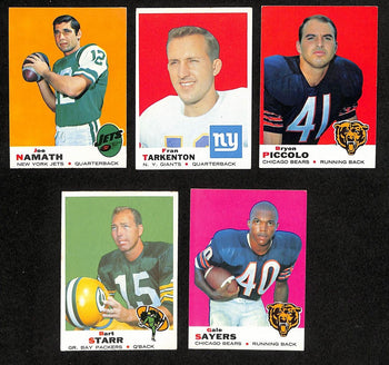 1969 Topps Football Card Complete Set (1-263) Csonka Rc Namath Unitas 197413