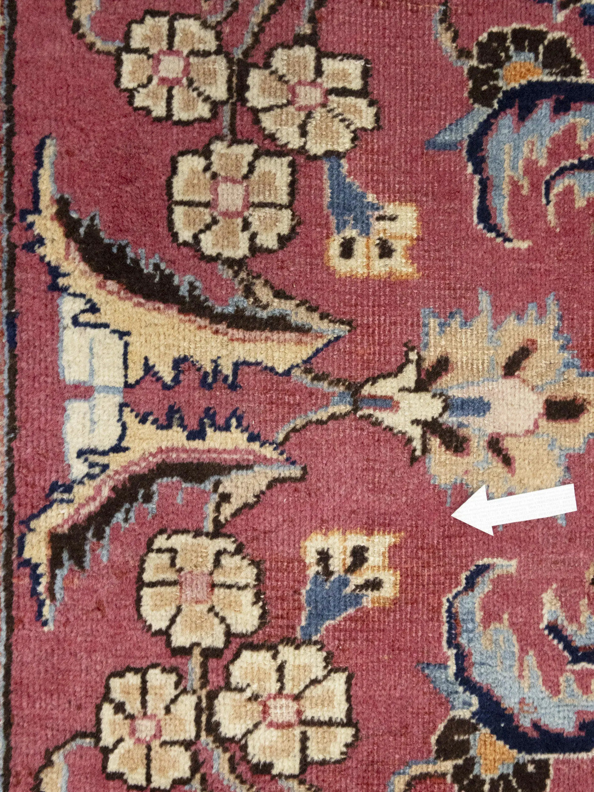 Handmade Semi-Antique Traditional Rug 9'8x12'5 ft Muted Colors