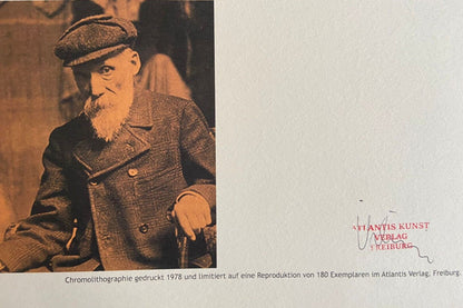 Pierre-Auguste Renoir Lithograph Coa Signed Numbered (Paul Czanne Gauguin)