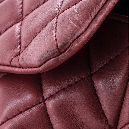 Chanel Classic Single Flap Bag Quilted Lambskin East West