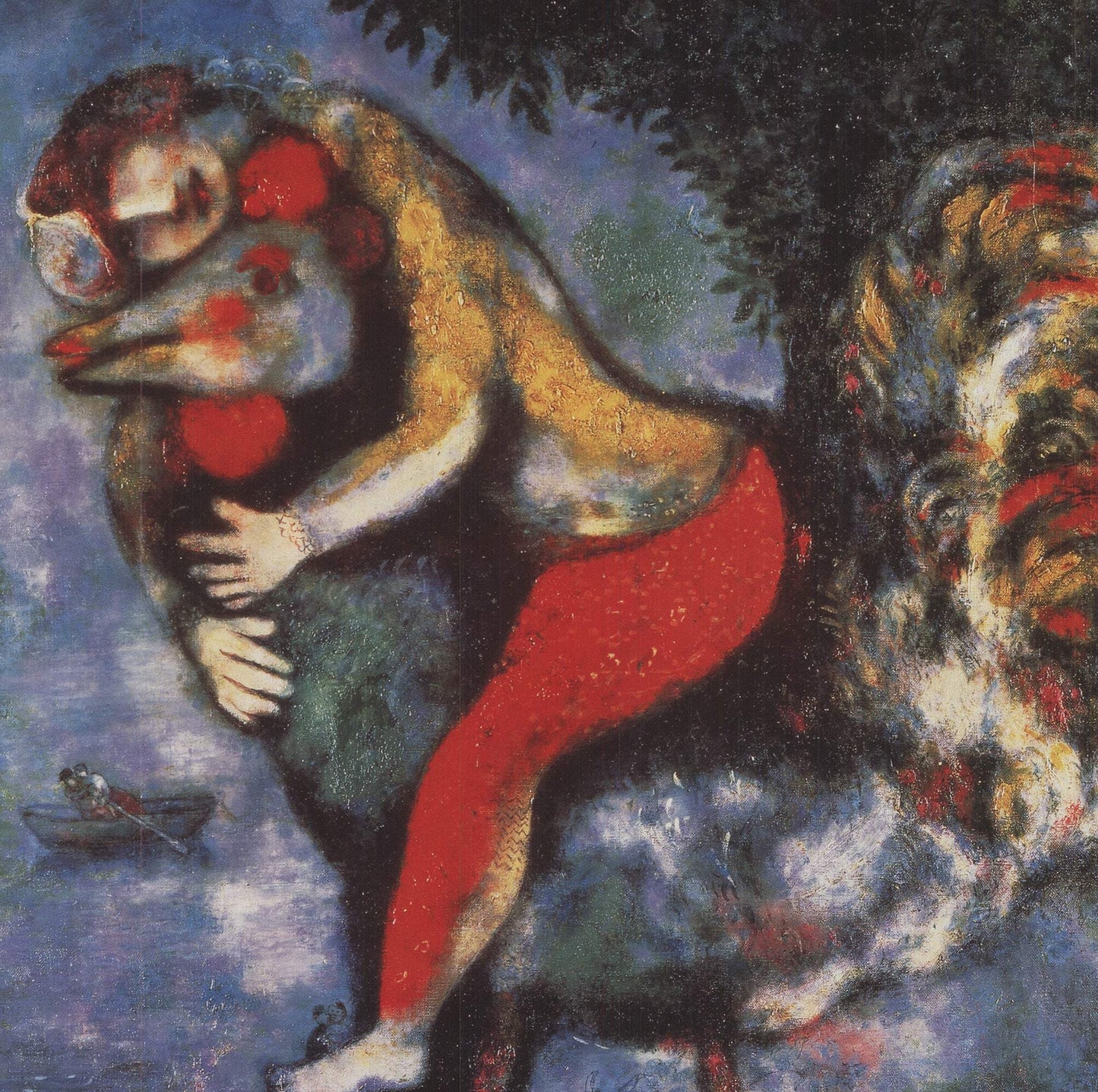 Marc Chagall The Coq " Offset Lithograph Modernism