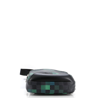 Louis Vuitton Avenue Sling Bag Limited Edition Damier Graphite Pixel