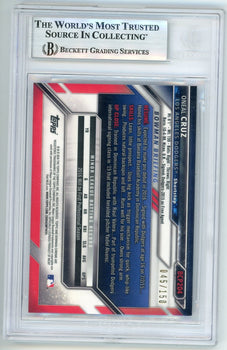 Oneal Cruz 2016 Bowman Chrome Prospects Blue