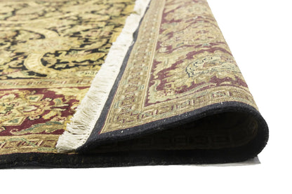 8X10 ft Handmade Floral Traditional Wool Rug