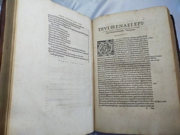 1531-1534 Froben Gregorius Nazianzen Orationes & Irenaeus Erasmus Editio Vellum