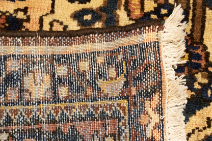 Handmade Antique Oriental Rug Floral Pattern