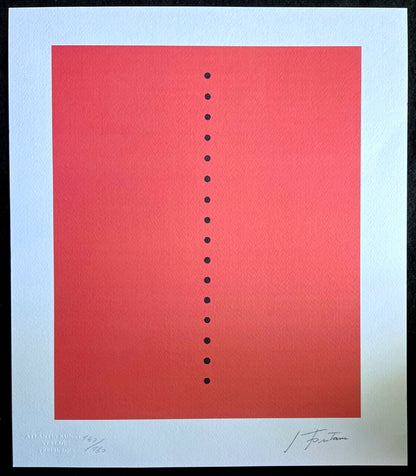 Lucio Fontana Lithograph 1978