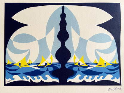 Giacomo Balla Lithograph 1968 Venice Biennale Coa