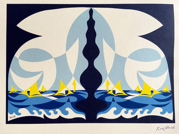 Giacomo Balla Lithograph 1968 Venice Biennale Coa