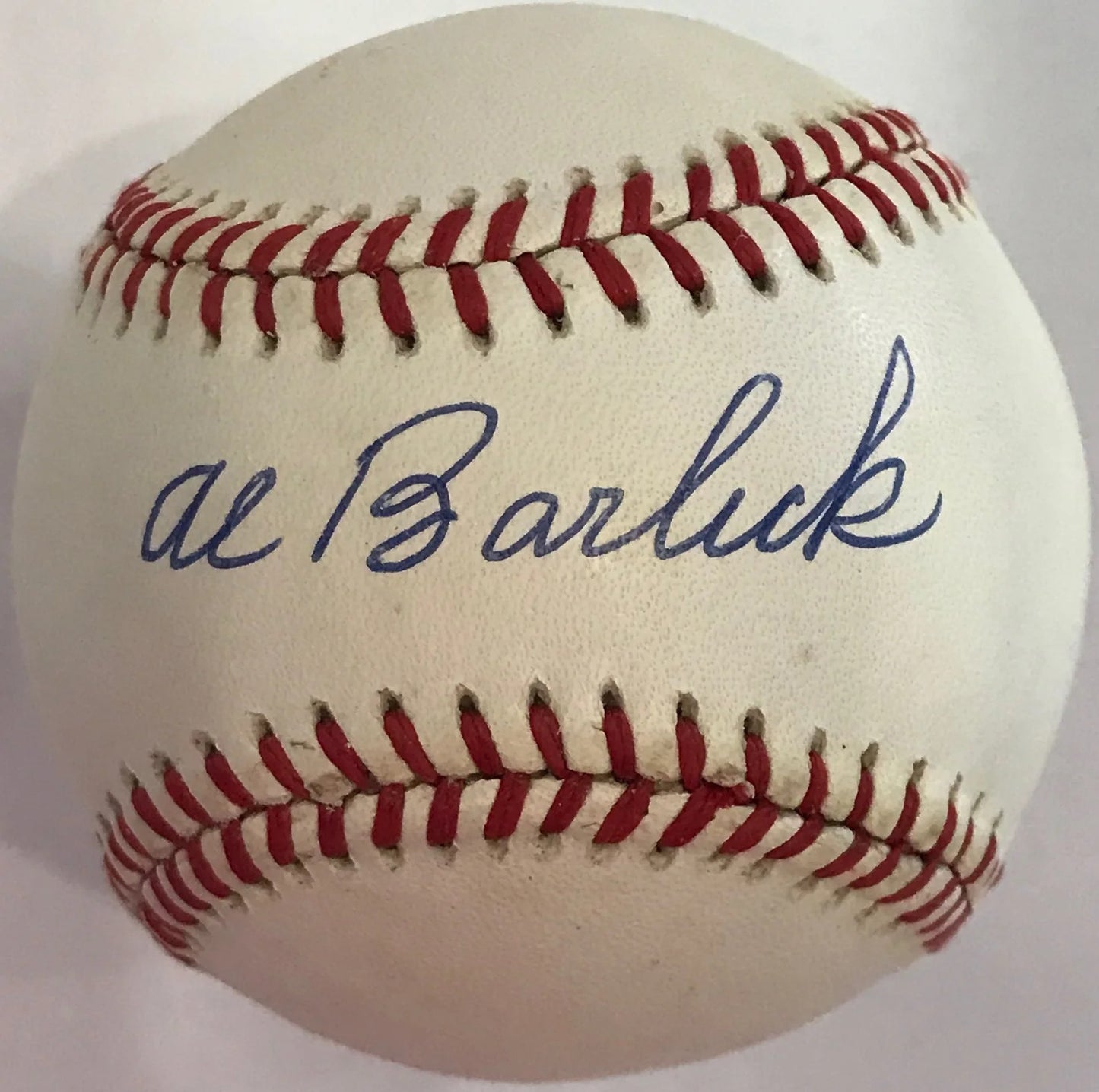 Al Barlick Autographed Official National League Baseball (Jsa)