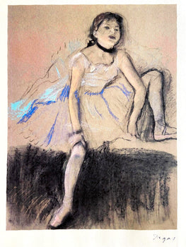 Edgar Degas Lithograph Coa Mourlot Published Signed Cataloged