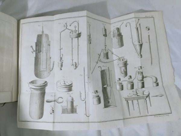 1801 Lavoisier Traite Elementaire De Chimie 3Rd Edition 2 Vols Complete Vellum