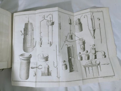 1801 Lavoisier Traite Elementaire De Chimie 3Rd Edition 2 Vols Complete Vellum