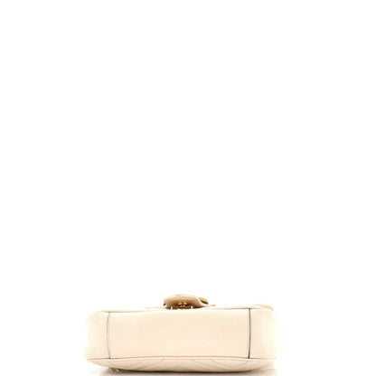 Gucci Gg Marmont Flap Bag Matelasse Leather Mini