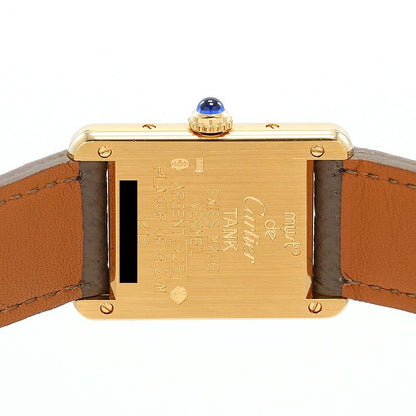 Cartier Must Tank Sm Vermeil W1008354