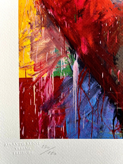 Jim Dine Lithograph Certified Coa Signed In Pen Numbered In Pencil 180