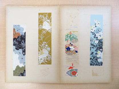 Koudou Kawarasaki Woodblock Prints Book Japan Flower Dyeing Weaving Designs