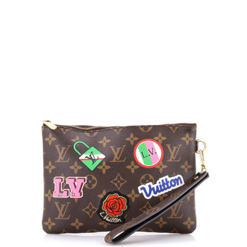 Louis Vuitton City Pouch Limited Edition Patches Monogram Canvas