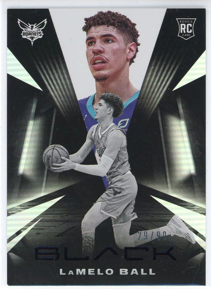 Lamelo Ball 2020-21 Panini Black Rookie Card #78