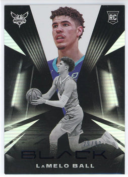 Lamelo Ball 2020-21 Panini Black Rookie Card #78