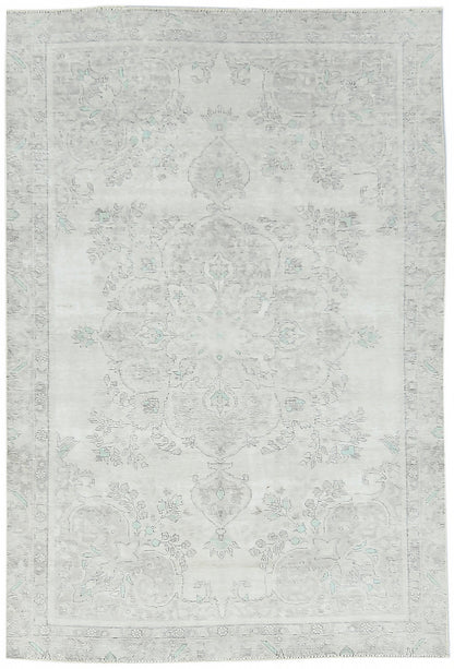 Antique Hand-Knotted Distressed Oriental Rug