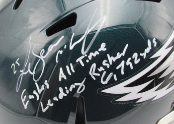 Lesean Mccoy Signed/Inscr Eagles Green Full Size