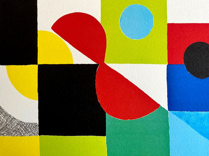 Sonia Delaunay Lithograph Coa Signed Op Numbered