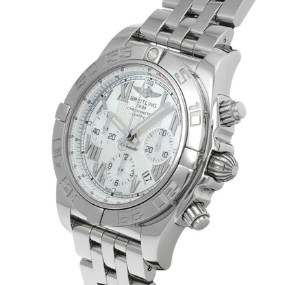 Breitling Chronomat 44 Ab0110 White Case Size 4444Mm Men'S Used Watch #221621