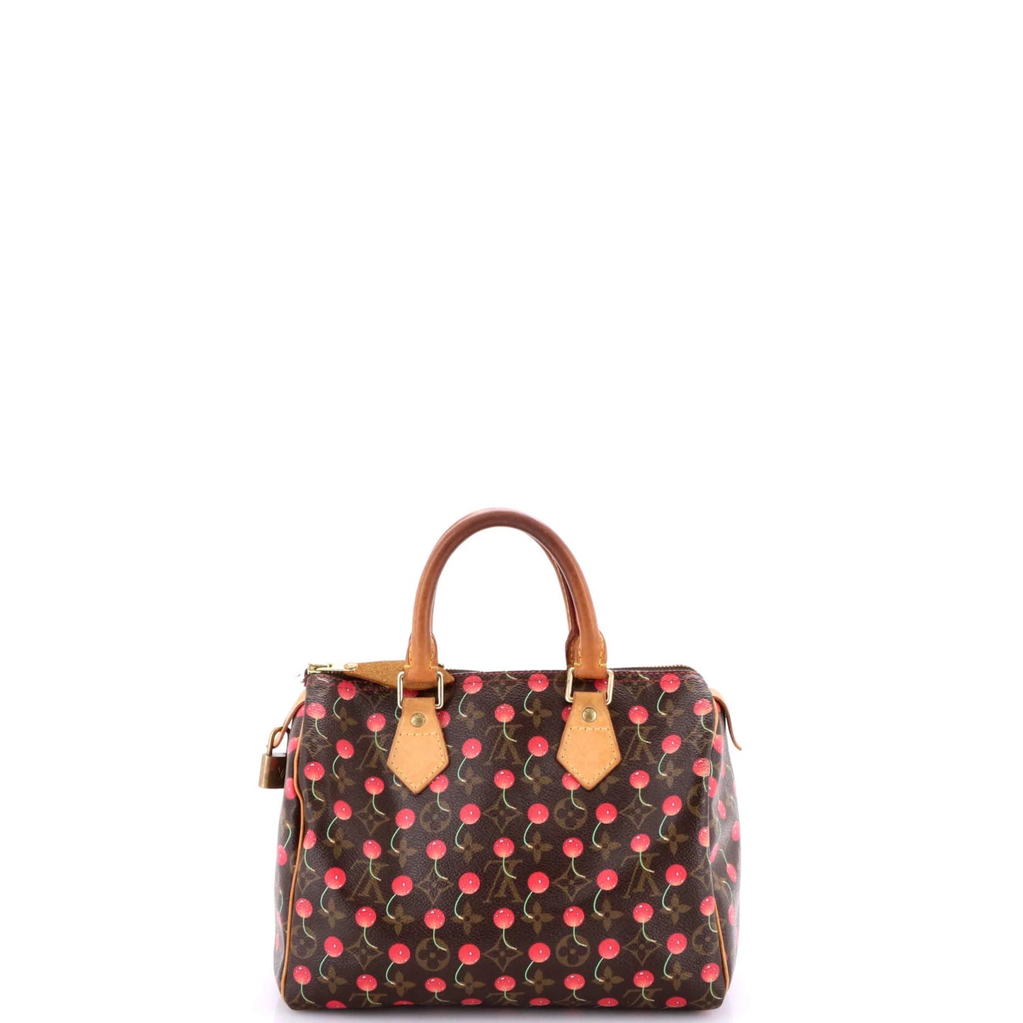 Louis Vuitton Speedy Handbag Limited Edition Monogram Cerises 25